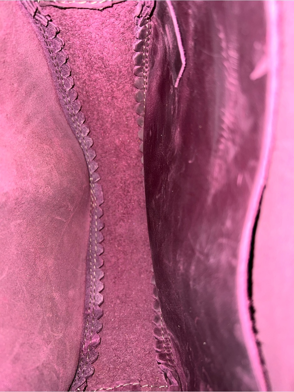 Portland Leather Large Circle Crossbody in Larkspur - NWT - Picture 5 of 5